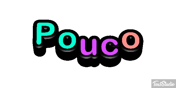 Pouco Effet de texte