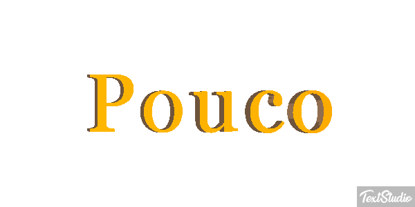 Pouco Effet de texte