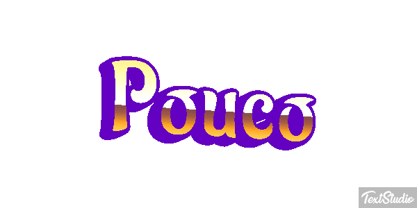 Pouco Effet de texte
