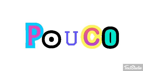 Pouco Effet de texte