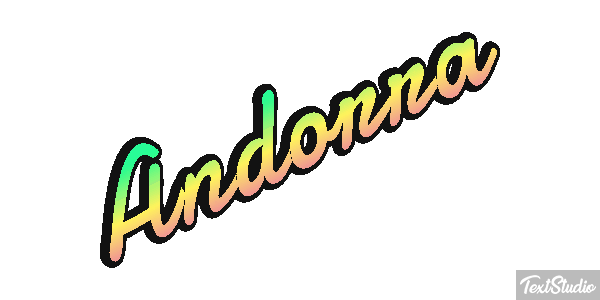 Andorra Text effect