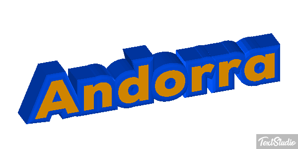 Andorra Text effect
