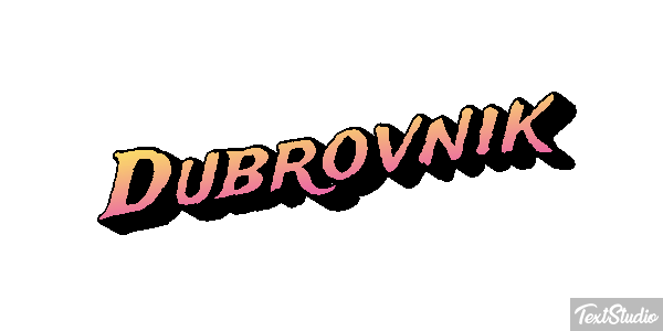 Dubrovnik Efekt tekstowy