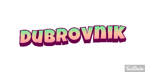 Dubrovnik Efekt tekstowy