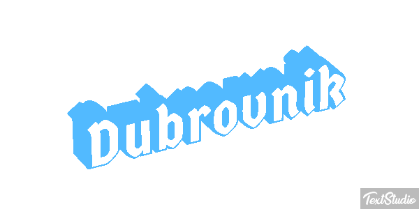 Dubrovnik Efekt tekstowy