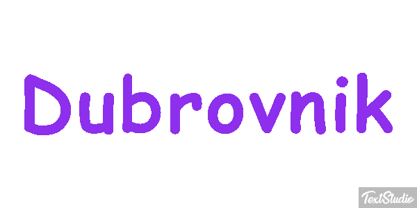 Dubrovnik Efekt tekstowy
