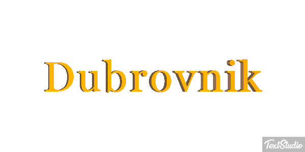 Dubrovnik Efekt tekstowy