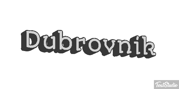 Dubrovnik Efekt tekstowy