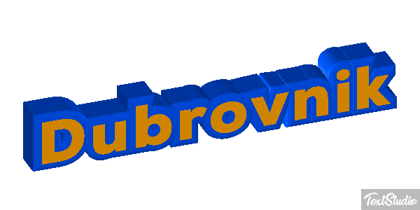Dubrovnik Efekt tekstowy