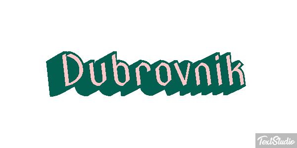 Dubrovnik Efekt tekstowy