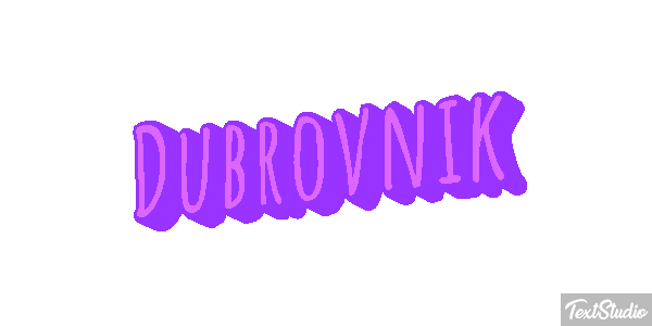 Dubrovnik Efekt tekstowy