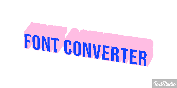 Font Converter Tekst effect