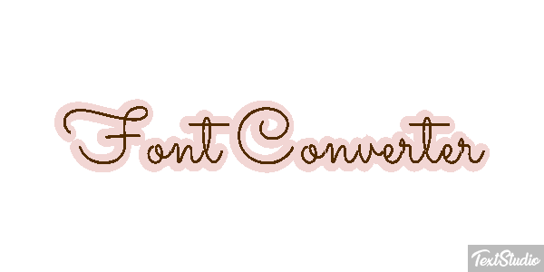 Font Converter Tekst effect