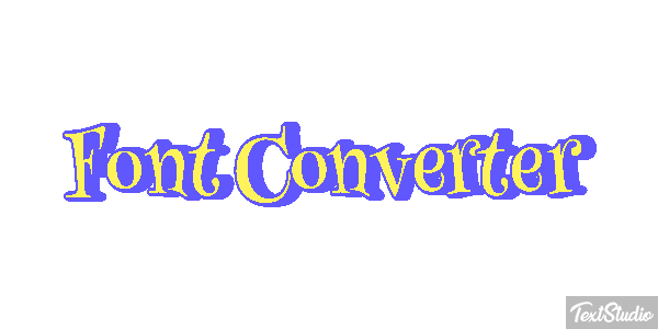 Font Converter Tekst effect