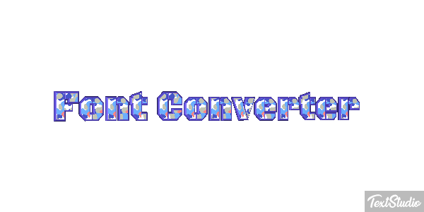 Font Converter Tekst effect