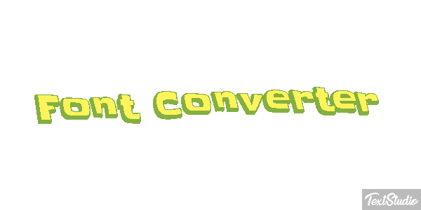 Font Converter Tekst effect