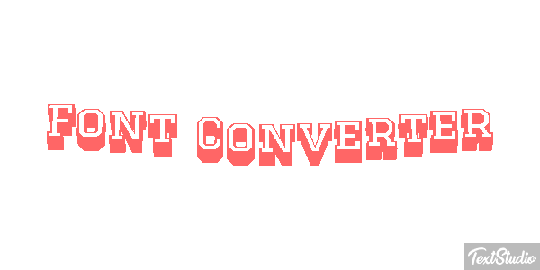 Font Converter Tekst effect
