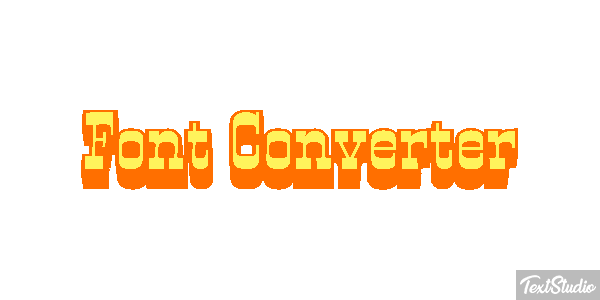 Font Converter Tekst effect