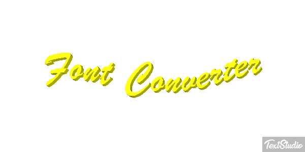 Font Converter Tekst effect