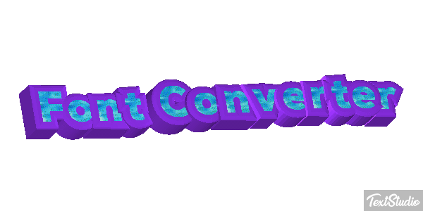 Font Converter Tekst effect