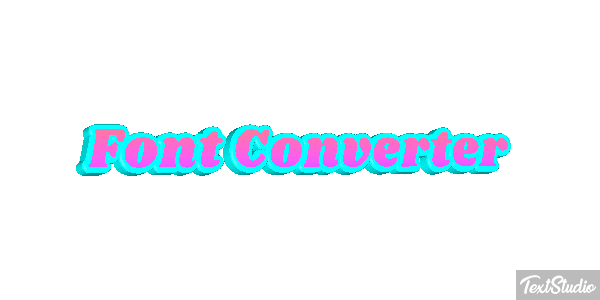 Font Converter Tekst effect