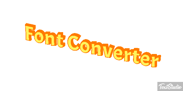 Font Converter Tekst effect