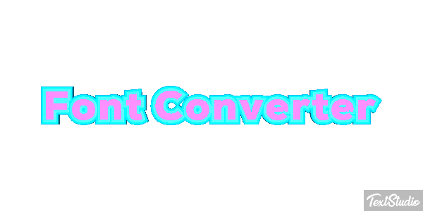 Font Converter Tekst effect