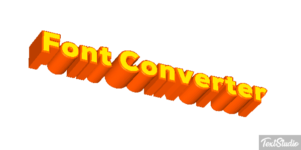 Font Converter Tekst effect