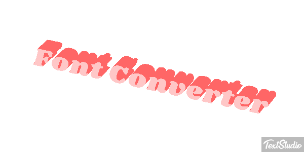 Font Converter Tekst effect