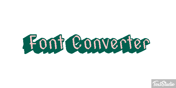 Font Converter Tekst effect