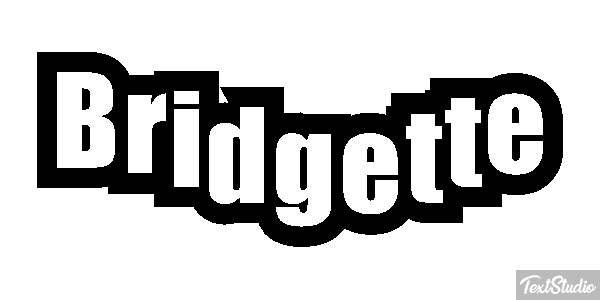 Bridgette Text effect