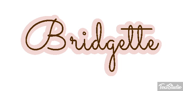 Bridgette Text effect