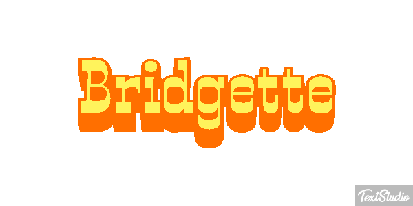 Bridgette Text effect