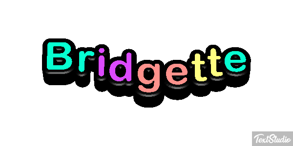 Bridgette Text effect