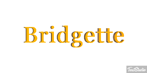 Bridgette Text effect