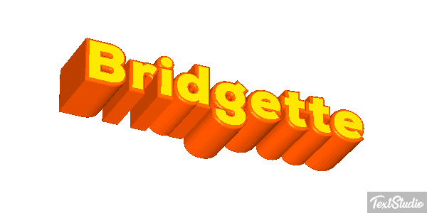 Bridgette Text effect