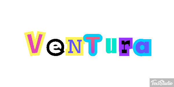 Ventura Efecto de texto