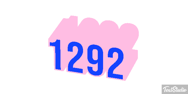 1292 Text effect