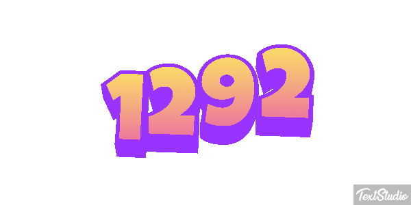 1292 Text effect