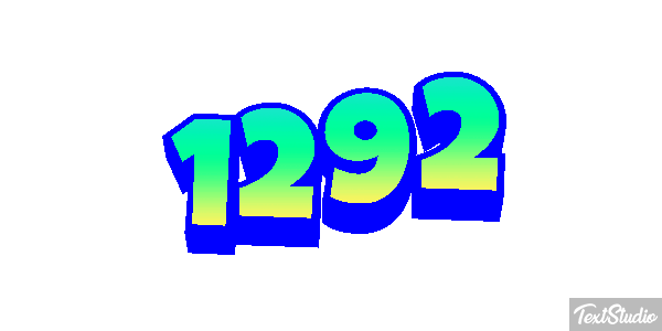 1292 Text effect