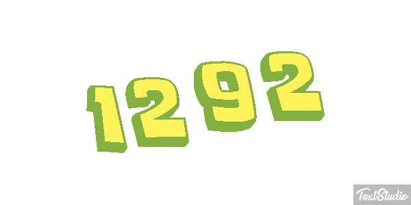 1292 Text effect