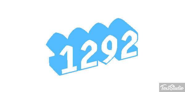 1292 Text effect