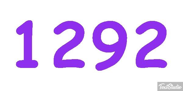 1292 Text effect