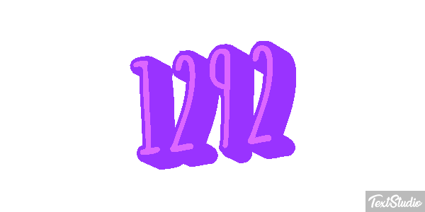 1292 Text effect