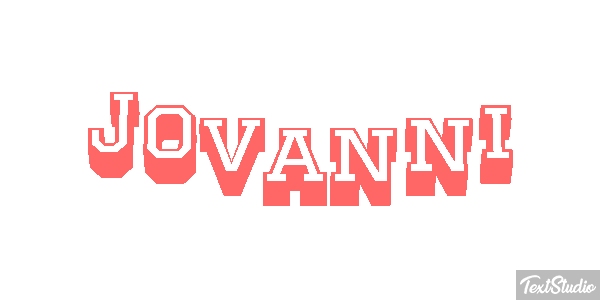 Jovanni Text effect