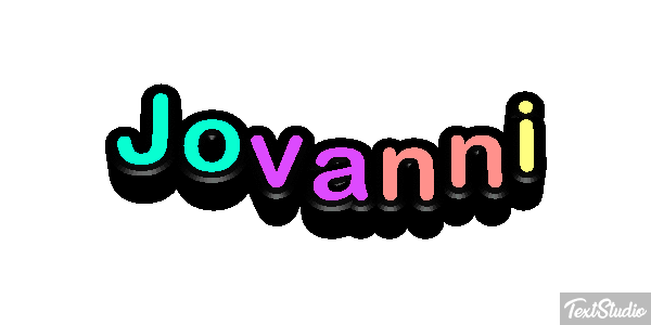 Jovanni Text effect