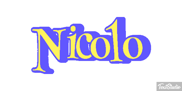 Nicolò Effetto testo