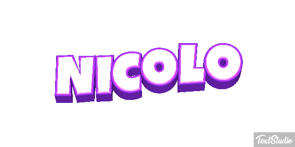 Nicolò Effetto testo