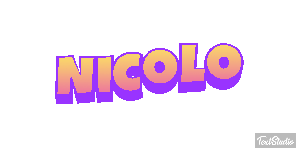 Nicolò Effetto testo