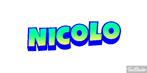 Nicolò Effetto testo
